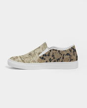 Load image into Gallery viewer, Faux Silk &amp; Lace Men&#39;s Slip-On Canvas Shoe