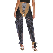 Load image into Gallery viewer, Side Seam Cutout Pants with ankle bow