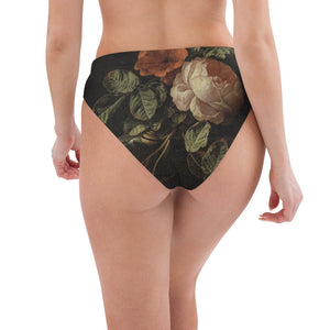 Rose Recycled high-waisted bikini bottom