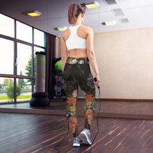 Load image into Gallery viewer, Bouquet Yoga Leggings