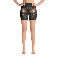 Load image into Gallery viewer, Roses Yoga Shorts