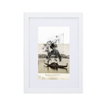 Load image into Gallery viewer, Ventian Gondola Matted &amp; Framed